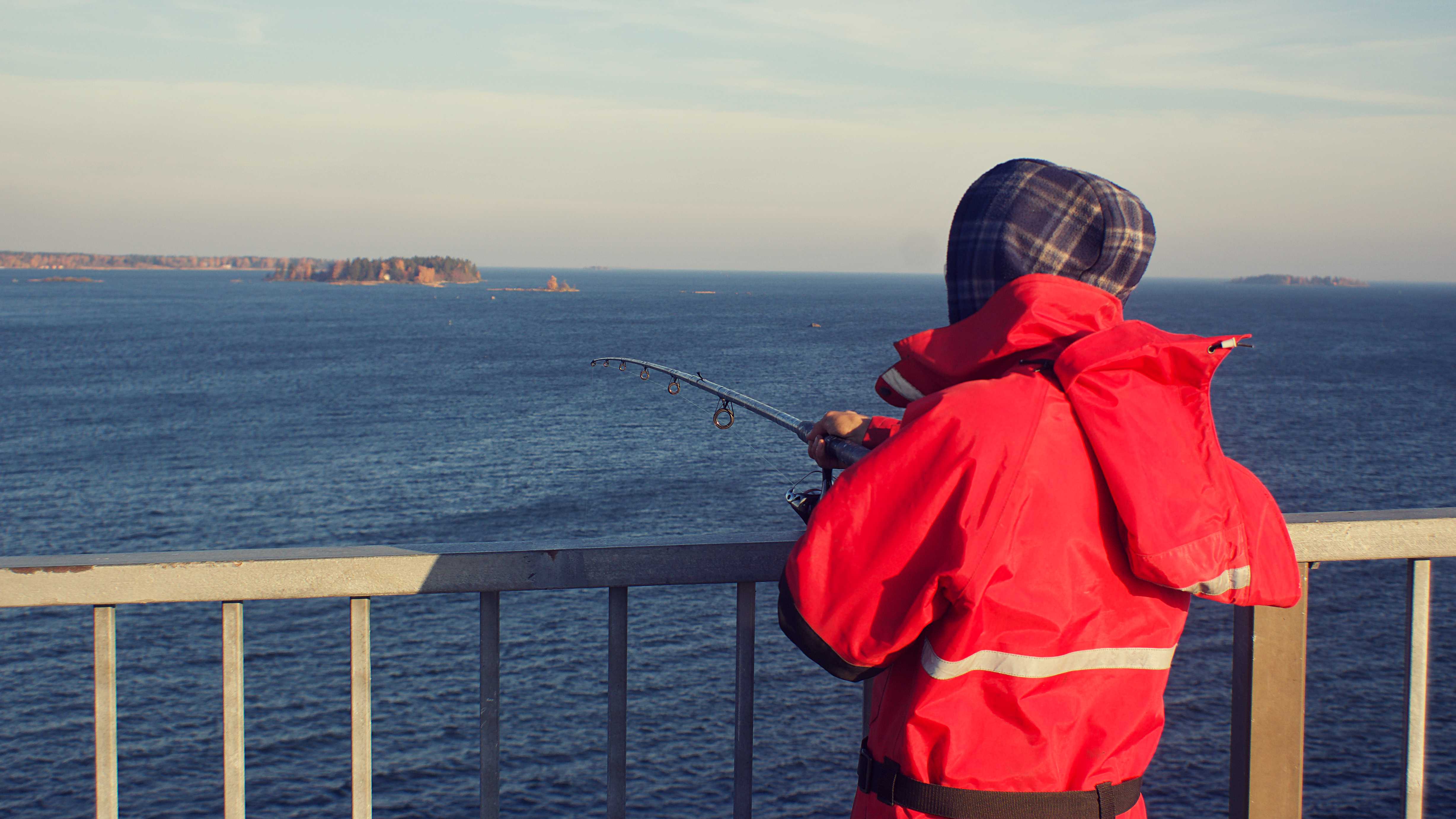 fisherman on the bridge